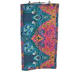 LUSH home decor vibrant bohemian king size pillowcase. Set of 2.